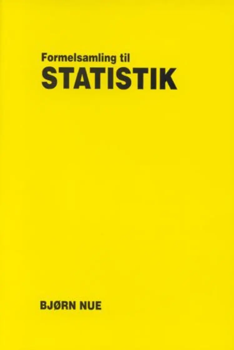 Formelsamling til statistik af Bjørn Nue
