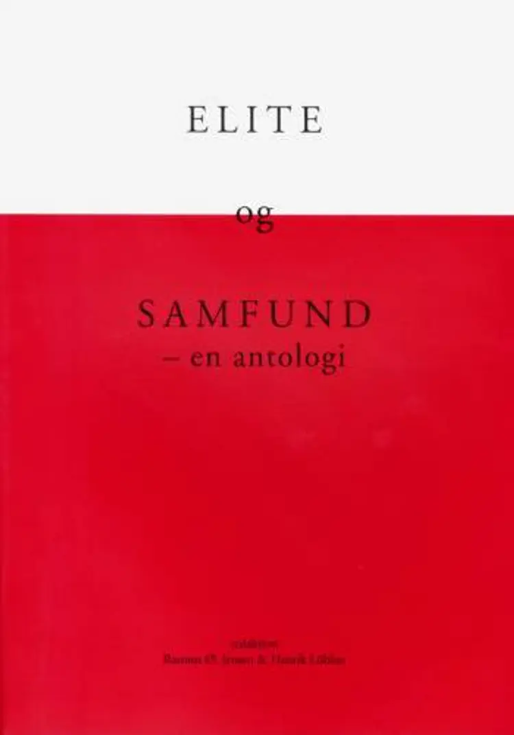Elite og samfund af Henrik Lübker