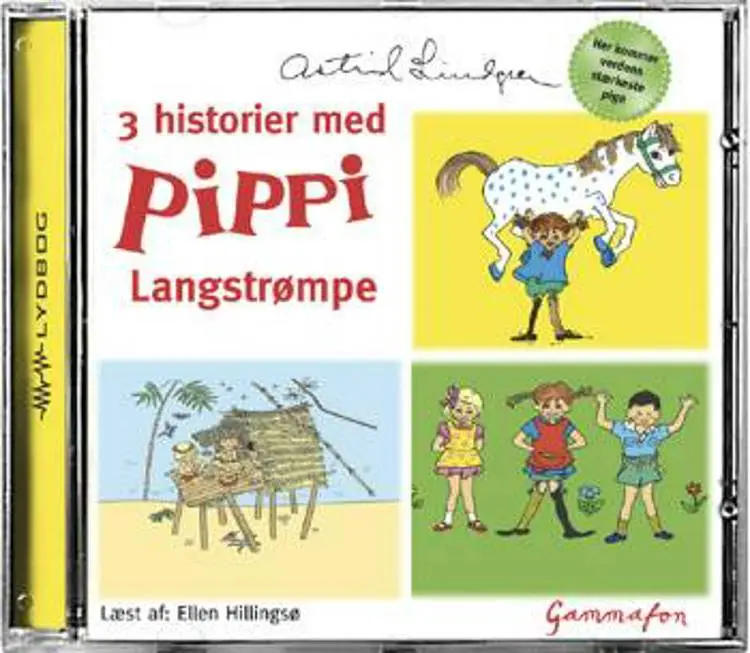3 historier med Pippi Langstrømpe af Astrid Lindgren