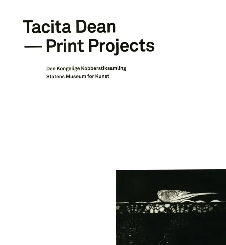 Tacita Dean - print projects af Vibeke Vibolt Knudsen