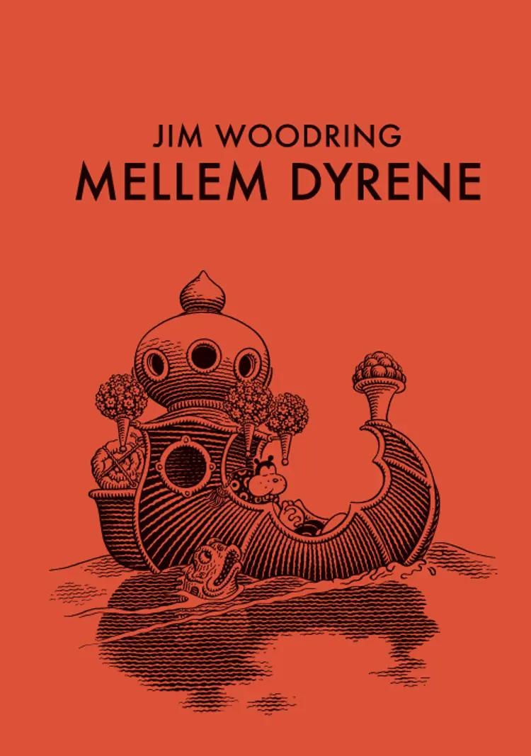 Mellem dyrene af Jim Woodring