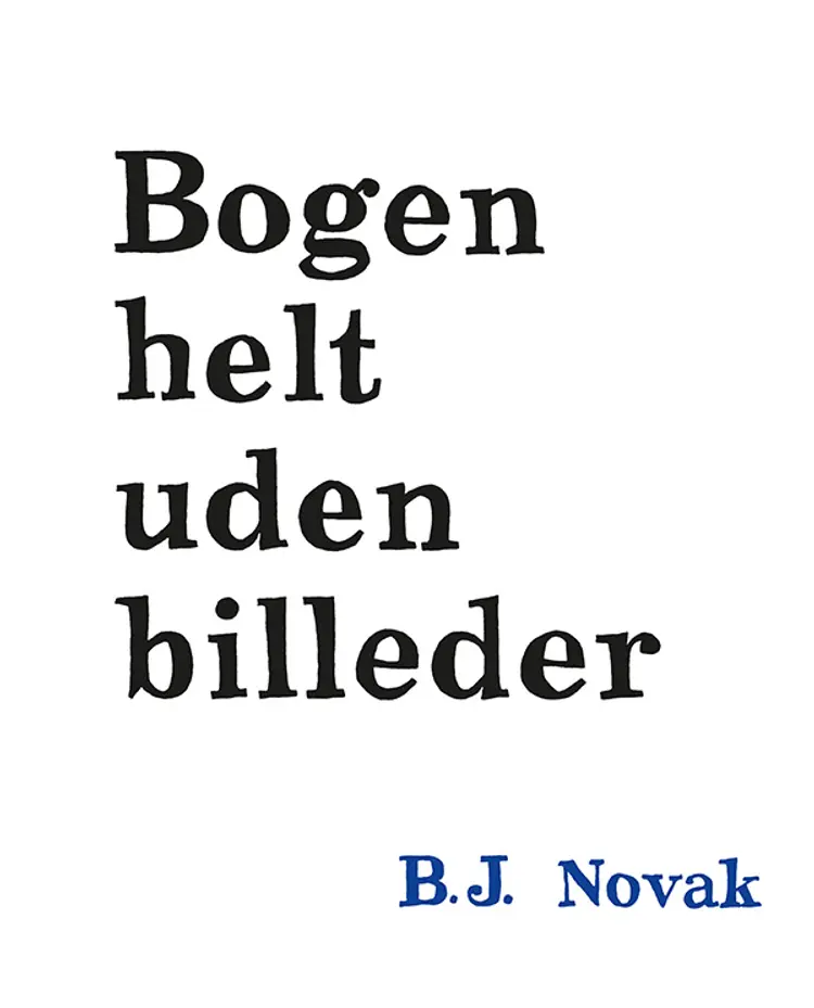 Bogen helt uden billeder af B.J. Novak