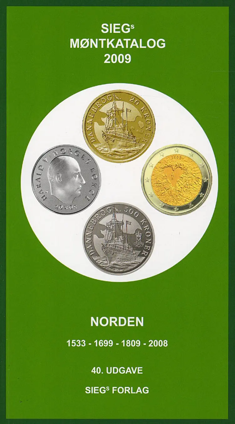 Sieg´s møntkatalog 2009 af Jan Bendix