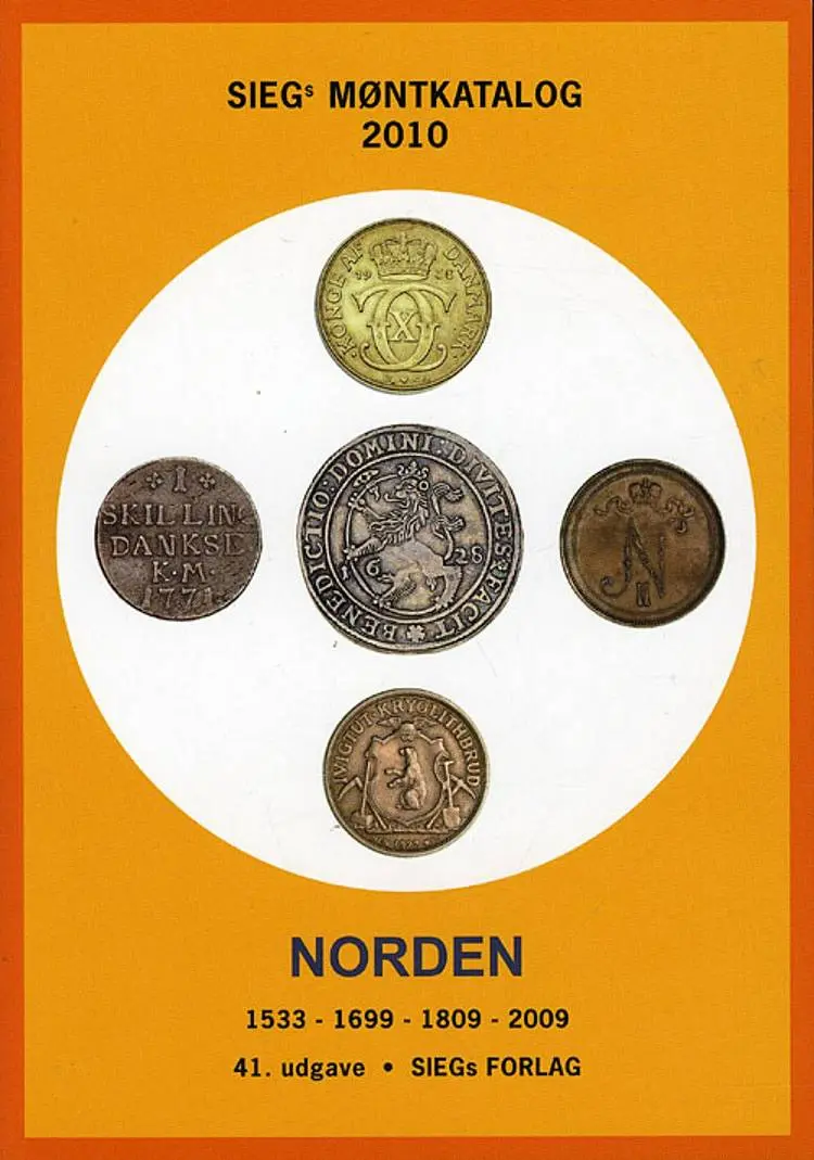 SIEGs Møntkatalog Norden 2010 af Jan Bendix
