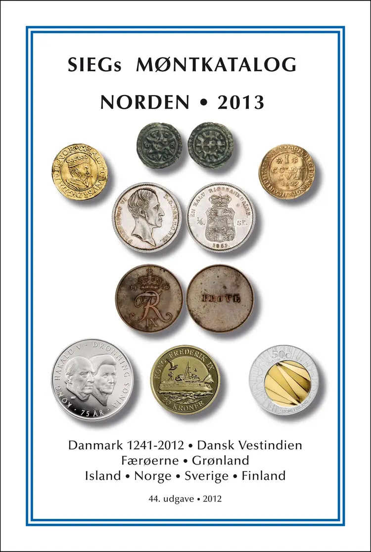 Sieg´s møntkatalog 2013 af Jan Bendix
