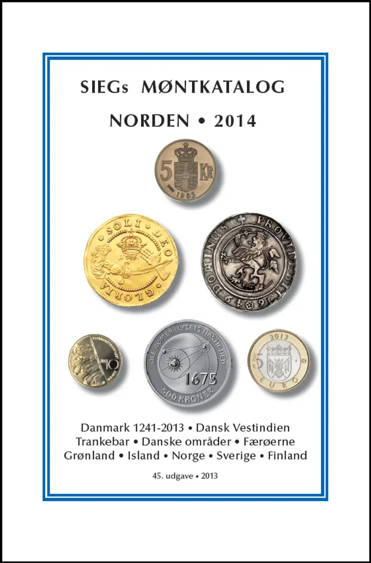 SIEGs Møntkatalog Norden. 2014 af Jan Bendix