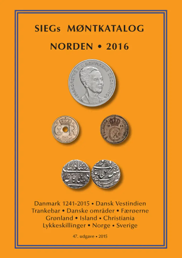 SIEGs møntkatalog 2016 af Jan Bendix