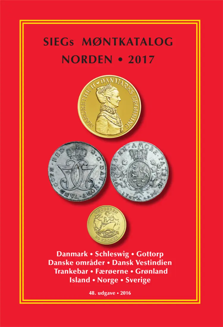 Sieg's møntkatalog 2017 af Jan Bendix