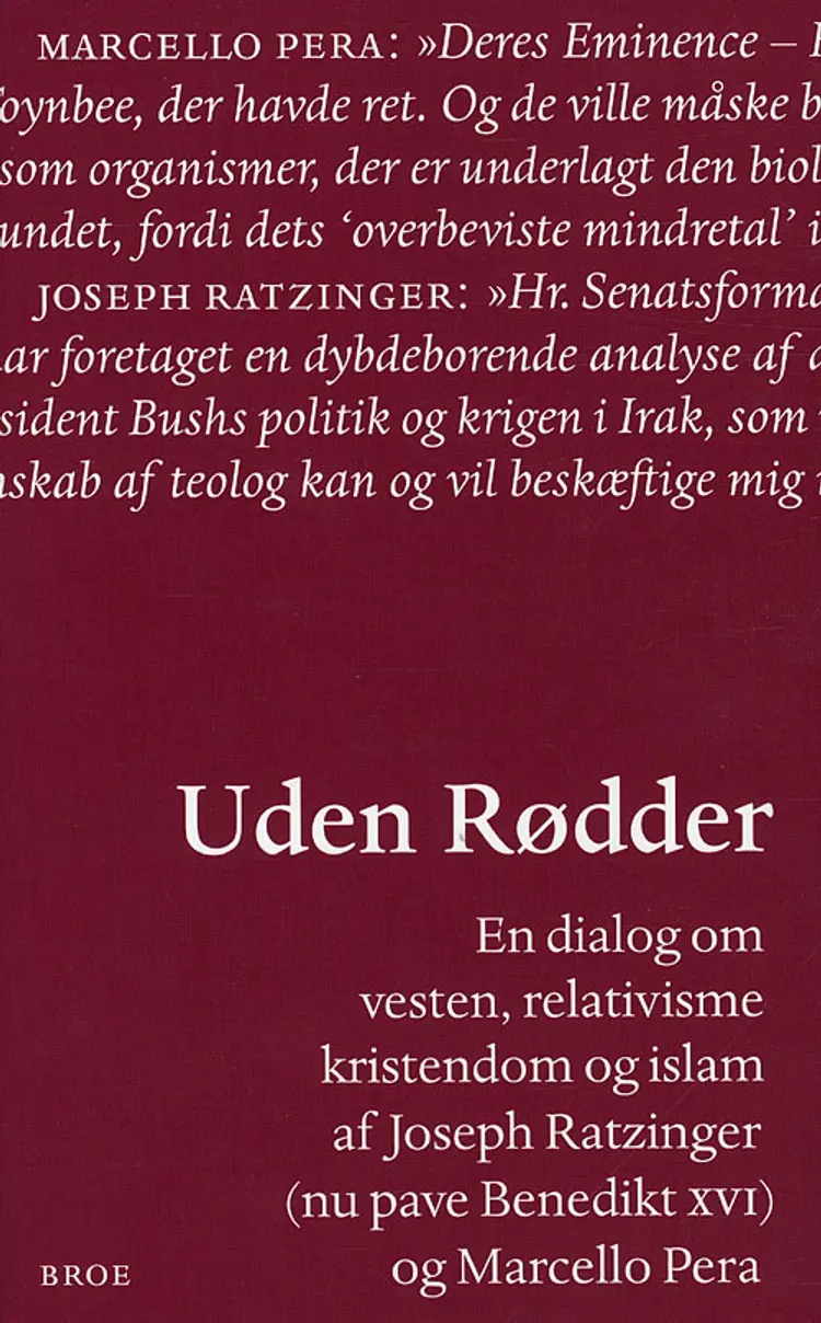 Uden rødder af Joseph Ratzinger