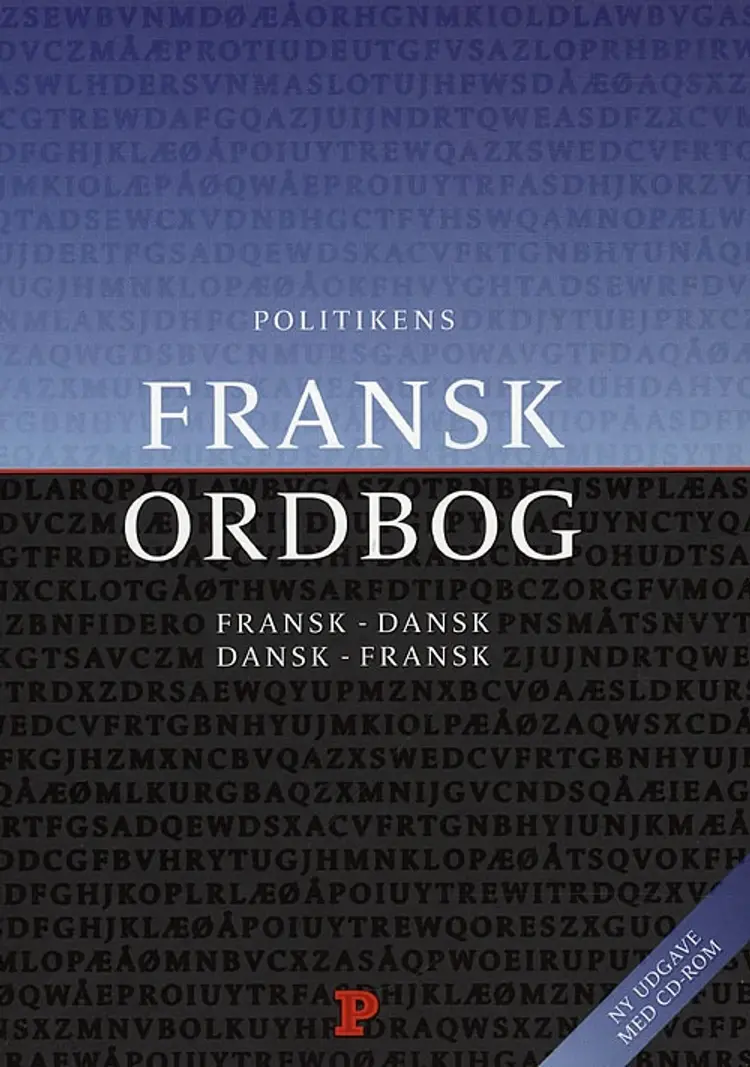 Fransk ordbog med cd-rom. 