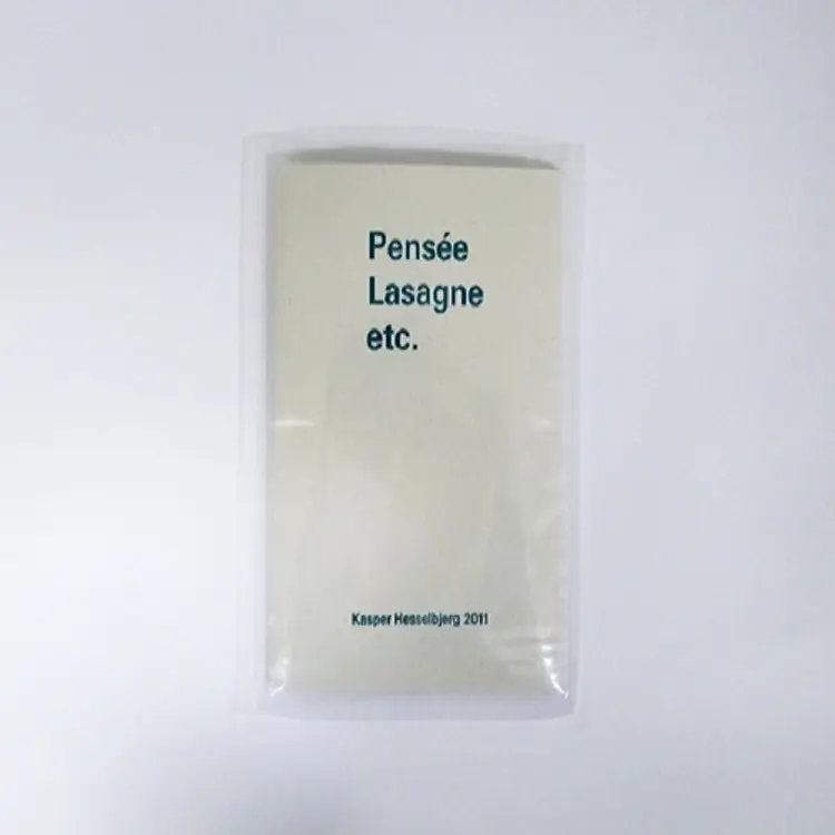 Pensée lasagne etc. af Kasper Hesselbjerg