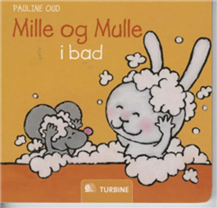 Mille og Mulle i bad af Pauline Oud