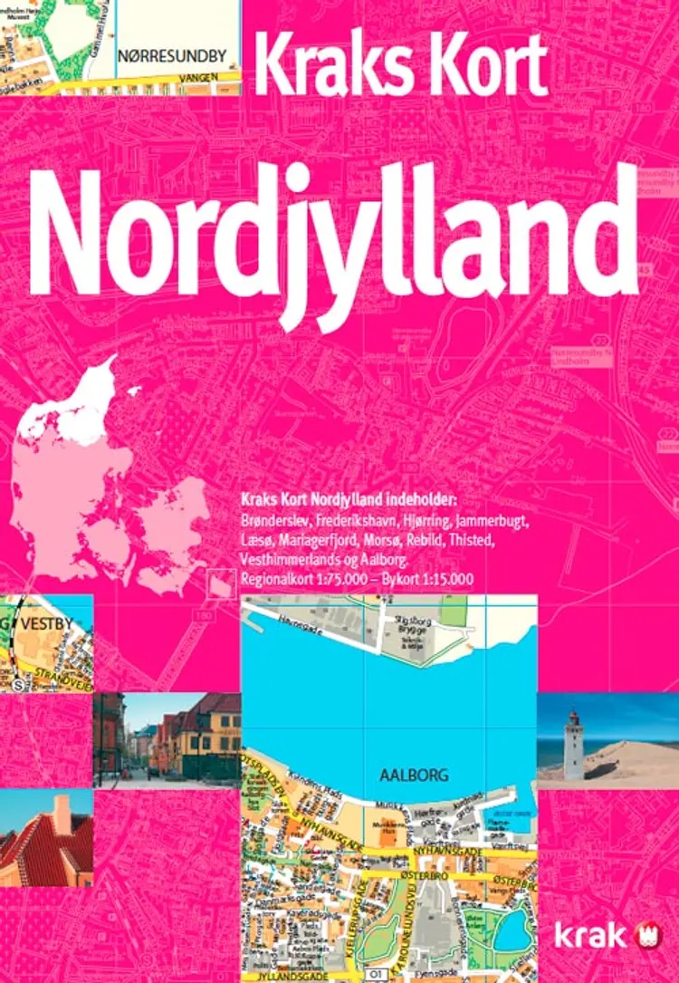 Kraks kort Nordjylland af .