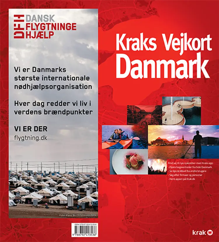 Kraks vejkort Danmark 