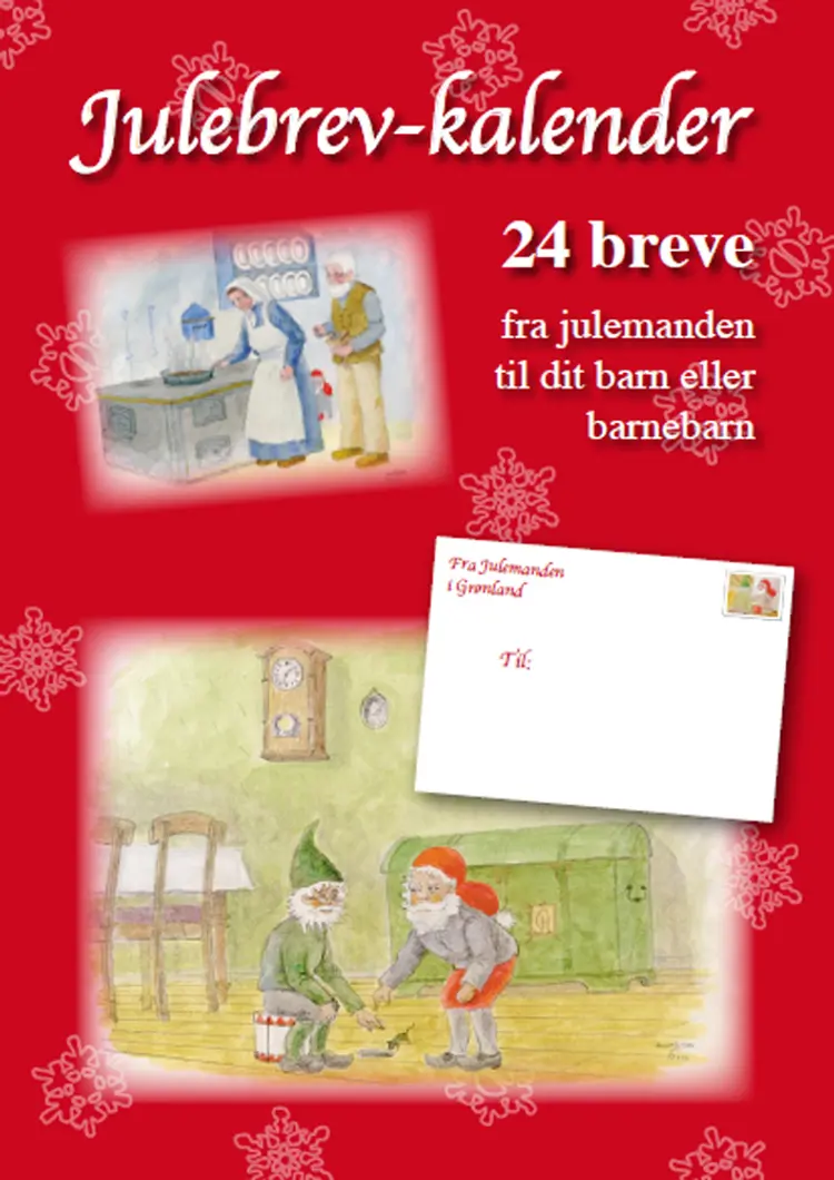 Julebrev-kalender af Alice Nicolajsen