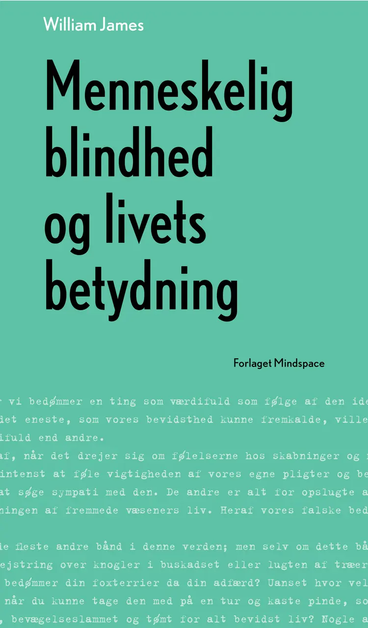 Menneskelig blindhed og livets betydning af William James