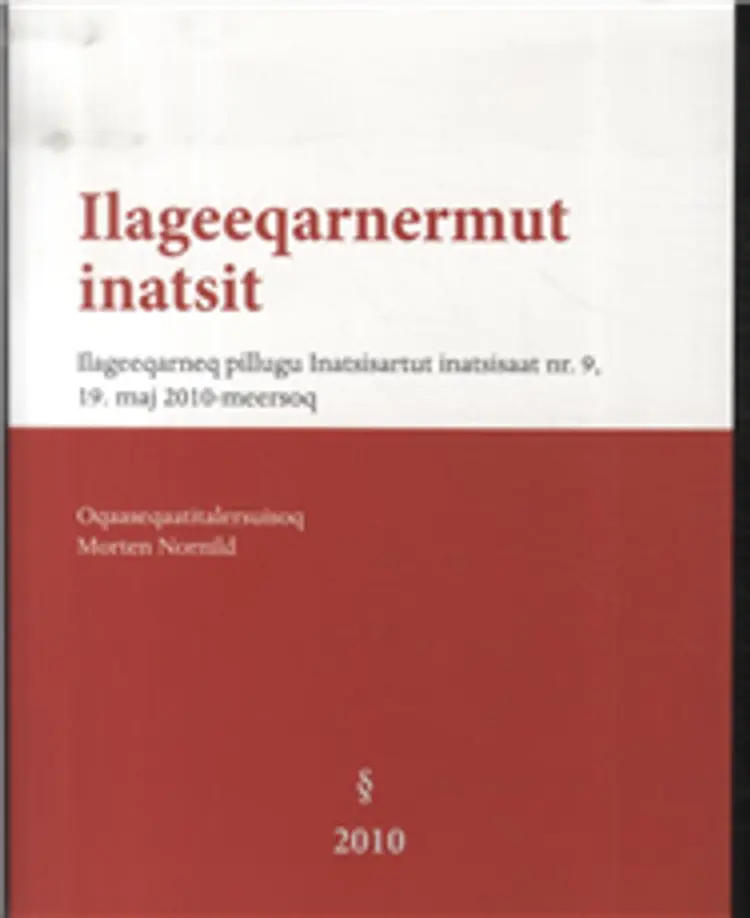 Ilageeqarnermut inatsit af Morten Nornild