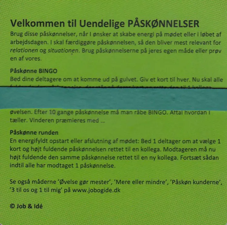Uendelige påskønnelser af Mette Klarskov Berner
