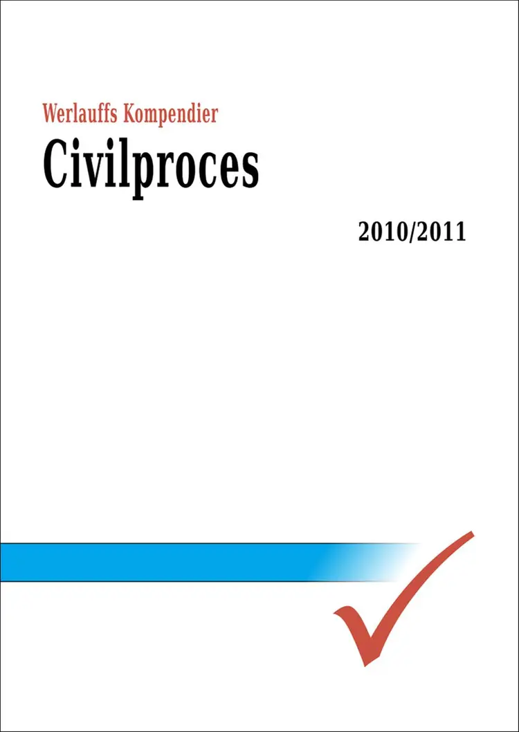 Civilproces 2010-2011 af Erik Werlauff