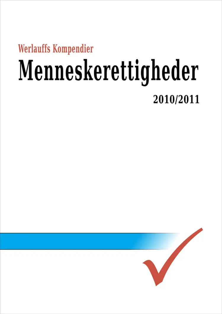Menneskerettigheder 2011-2012 af Erik Werlauff
