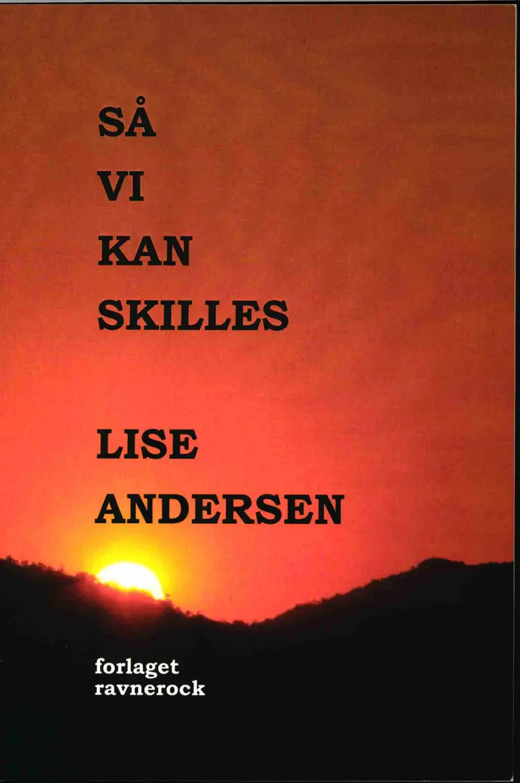 Så vi kan skilles af Lise Andersen