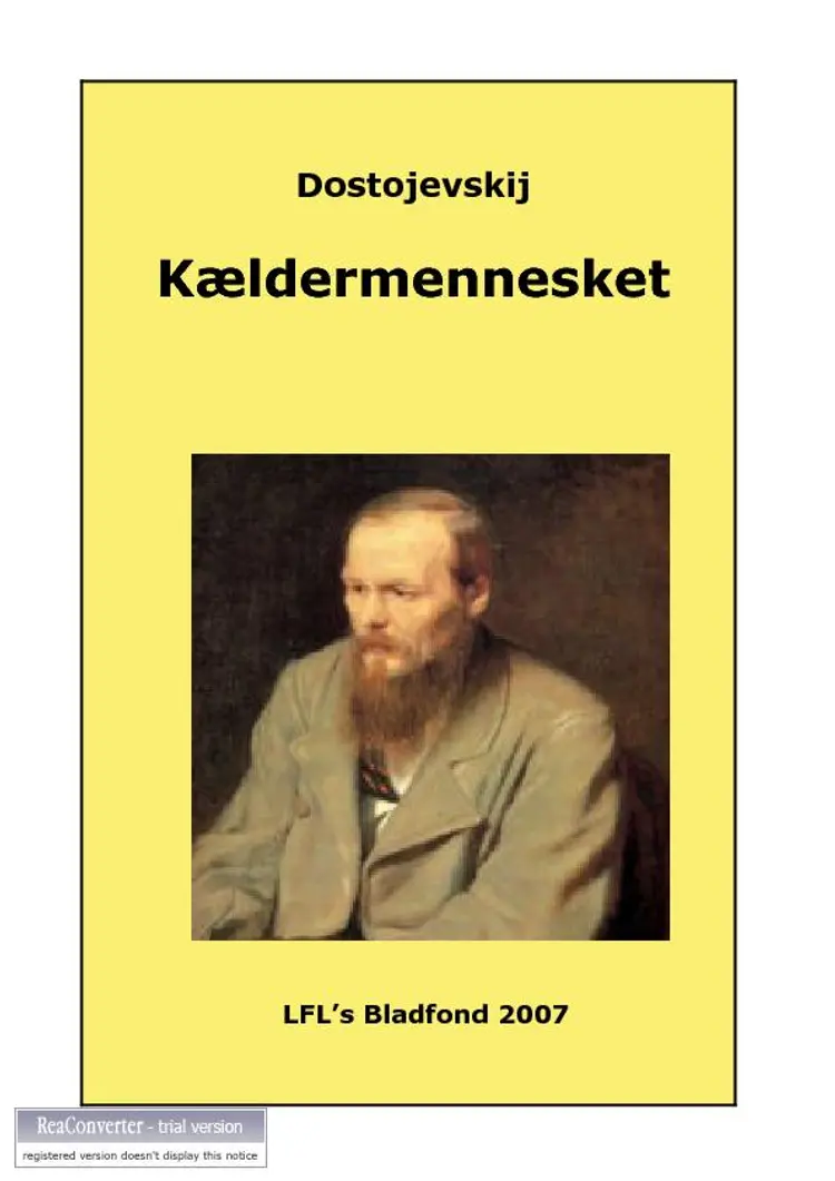 Kældermennesket af F.M. Dostojevskij