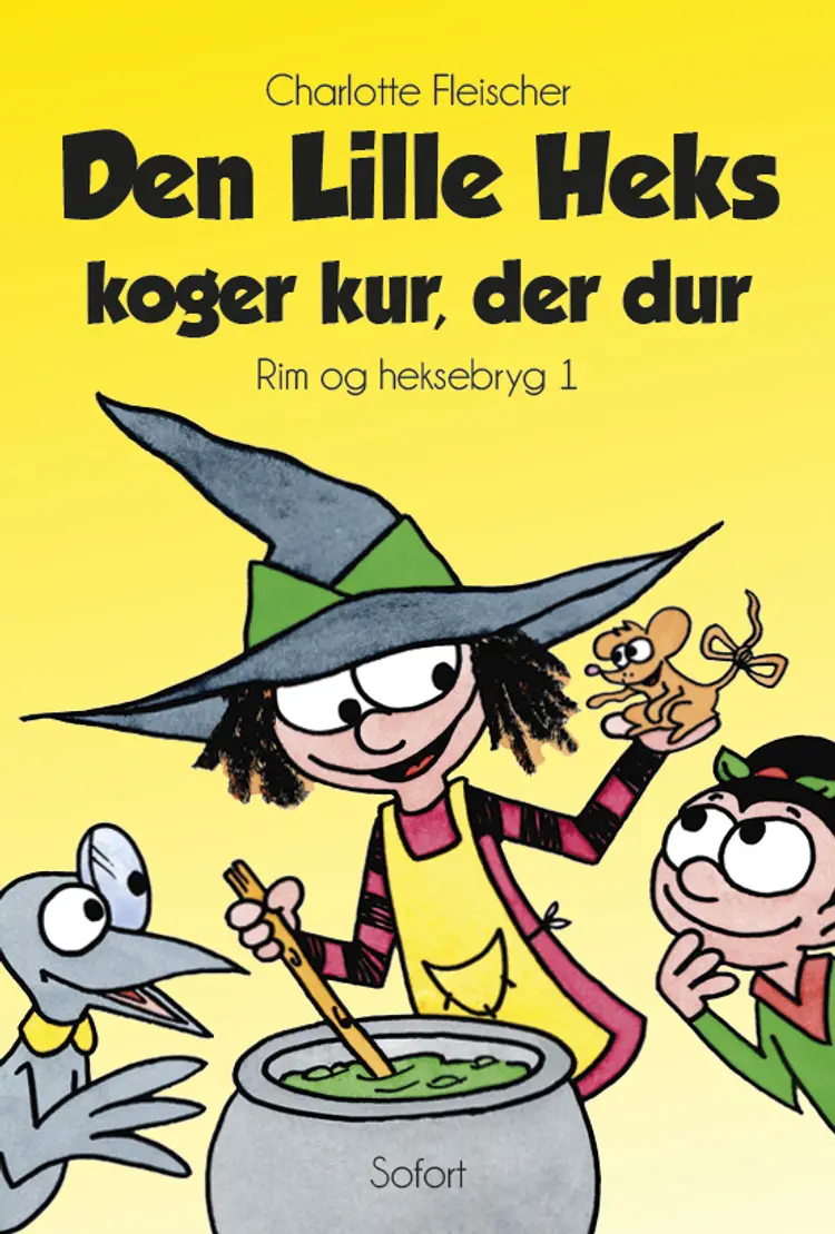Den Lille Heks koger kur, der dur af Charlotte Fleischer