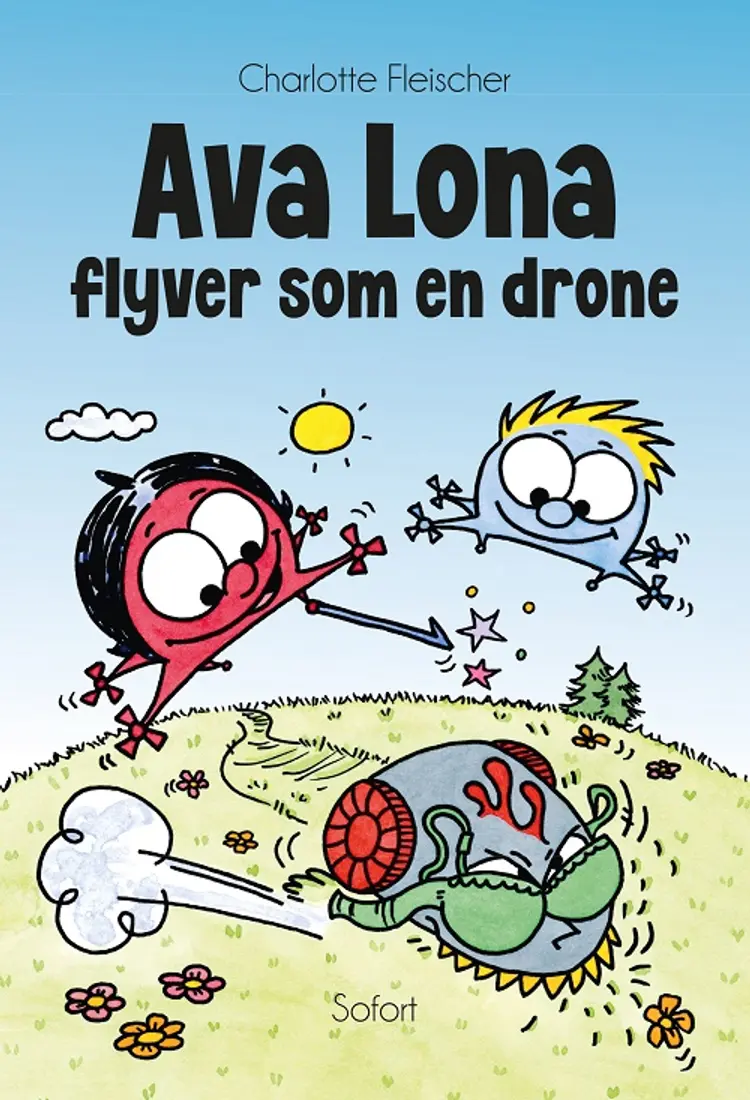 Ava Lona flyver som en drone af Charlotte Fleischer