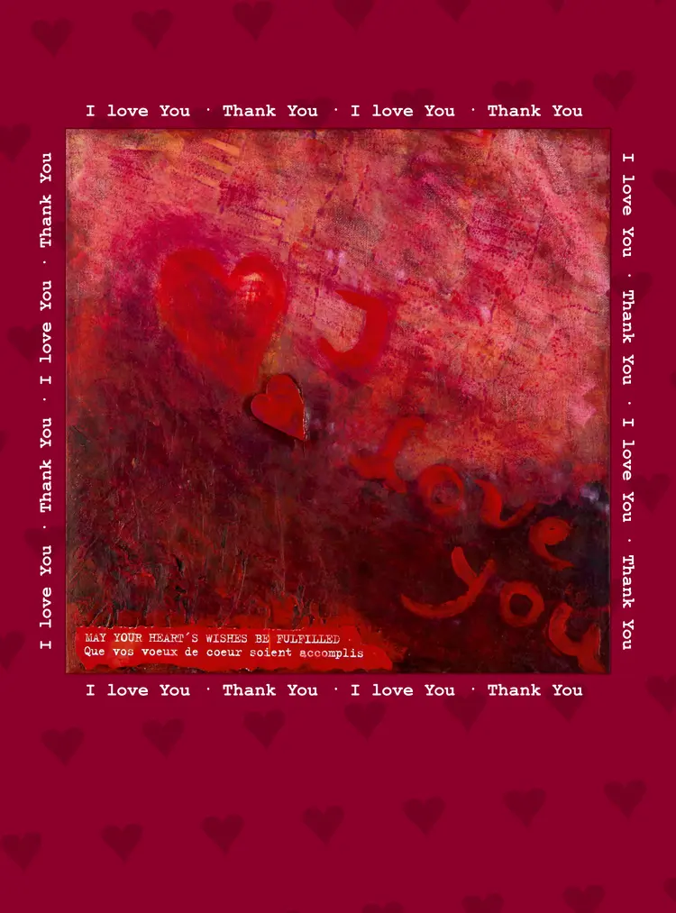 Blankbog - I Love You af Forlaget ThankYou