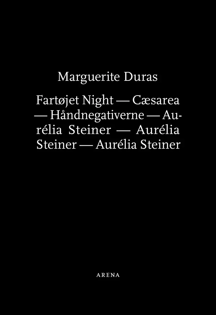 Fartøjet Night af Marguerite Duras