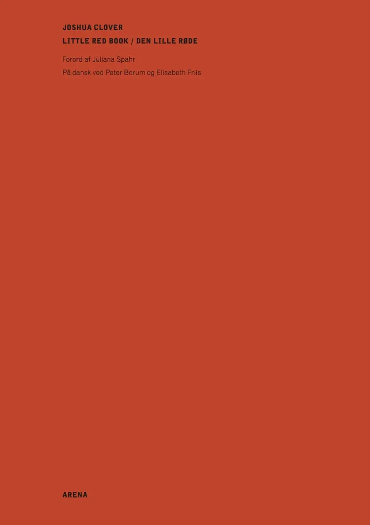 Little red book af Joshua Clover