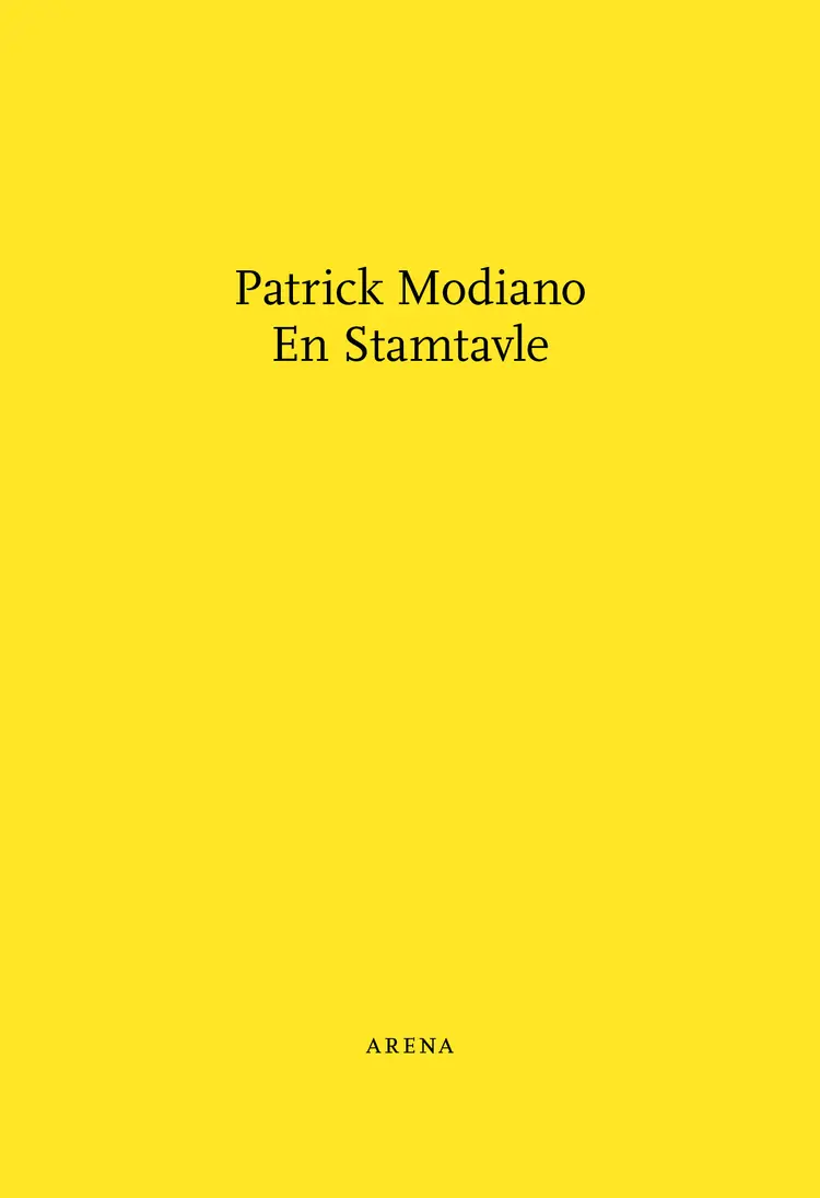 En stamtavle af Patrick Modiano