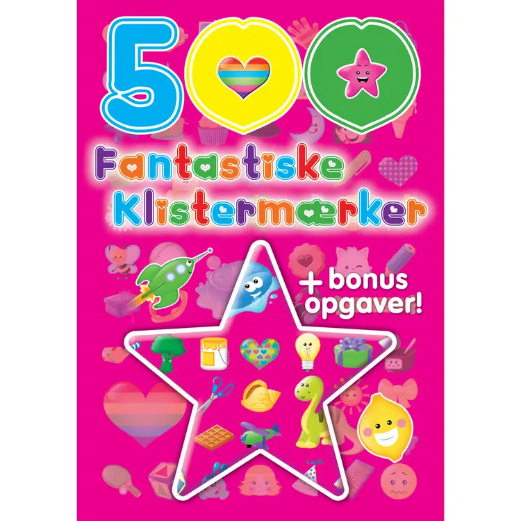 500 fantastiske klistermærker - PINK