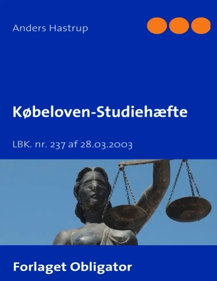Købeloven - Studiehæfte af Anders Hastrup