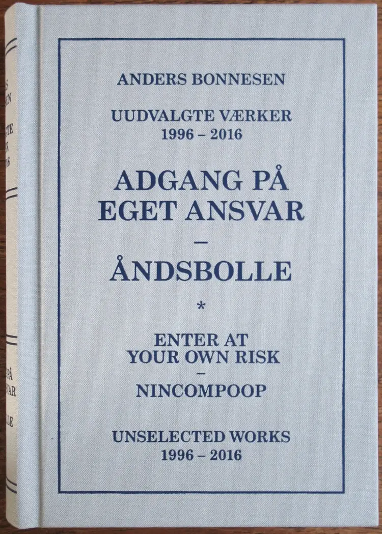Adgang på eget ansvar - Åndsbolle af Anders Bonnesen