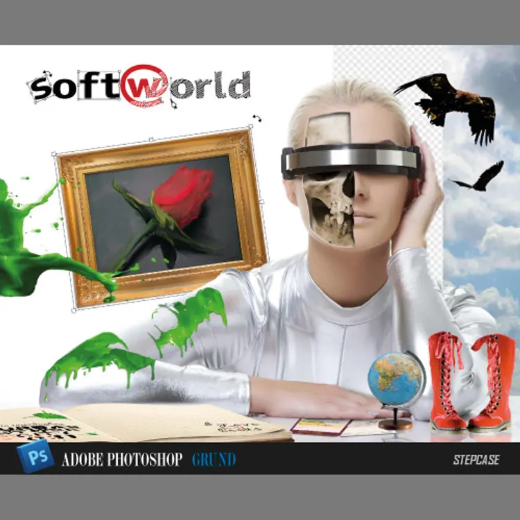 Adobe Photoshop - grund af Softworlds instruktører præsenterer: