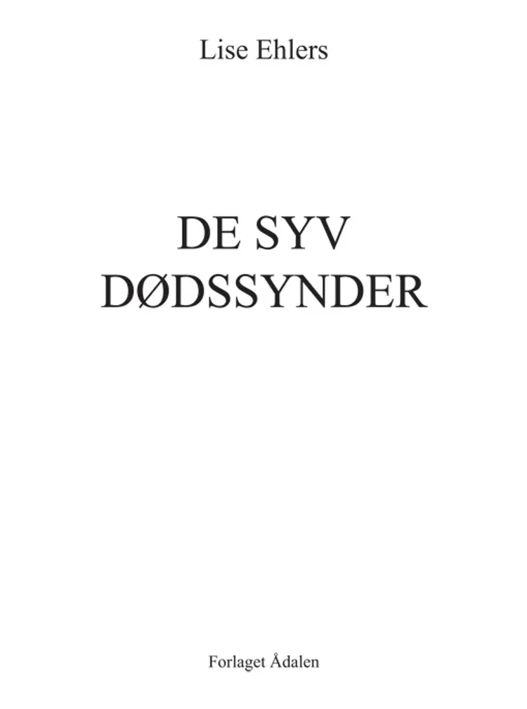 De syv dødssynder af Lise Ehlers