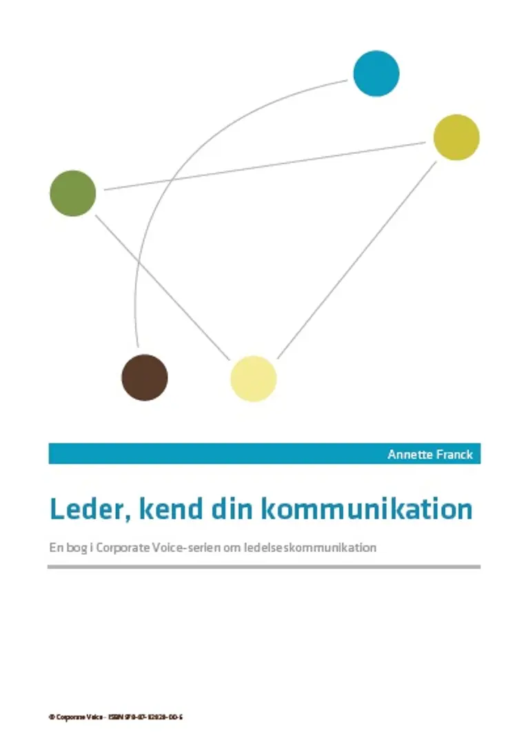 Leder, kend din kommunikation af Annette Franck
