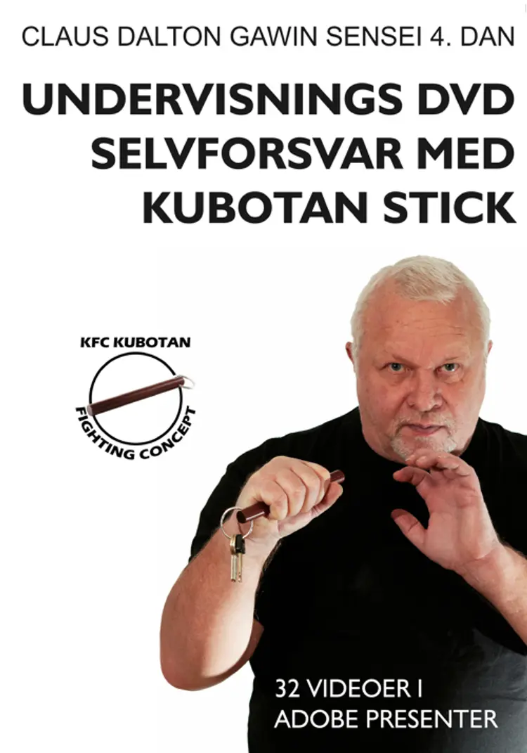 Uddannelses dvd - selvforsvar med kubotan stick af Claus Dalton Gawin