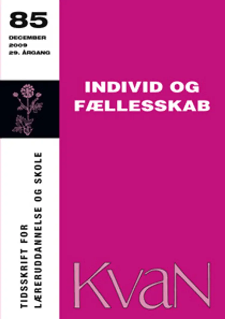 Individ og fællesskab - KvaN 85 af Per Schultz Jørgensen
