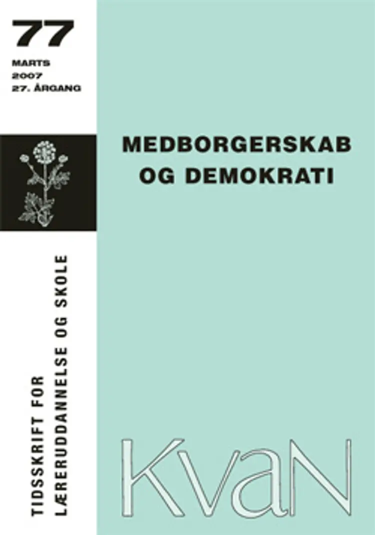 Medborgerskab og demokrati - Kvan 77 af Lisbeth Lunde Frederiksen