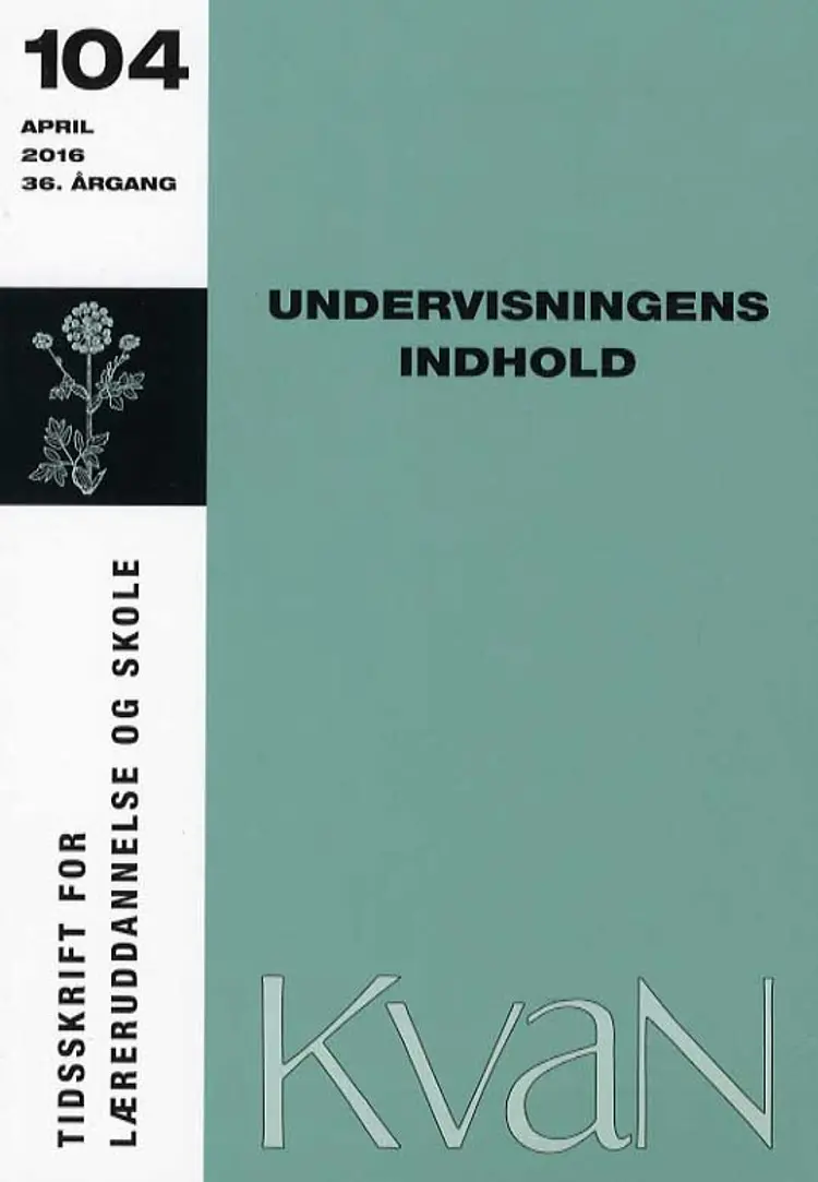 Undervisningens indhold af Jens Raahauge m.fl.