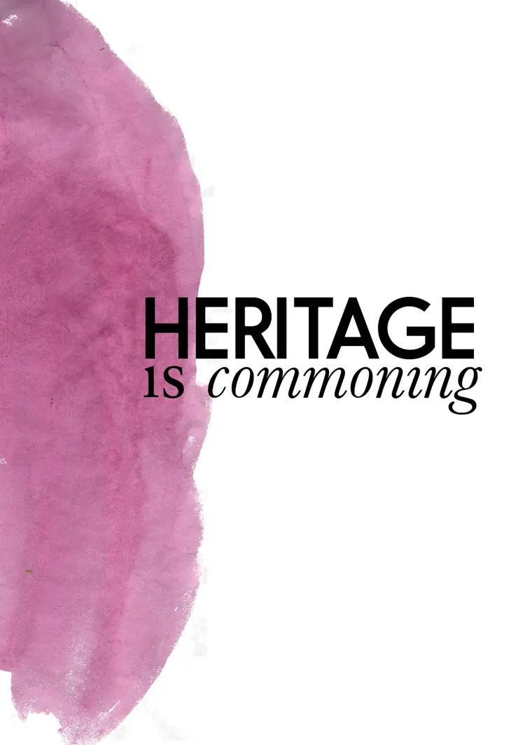 Heritage is commoning af Albert Scherfig