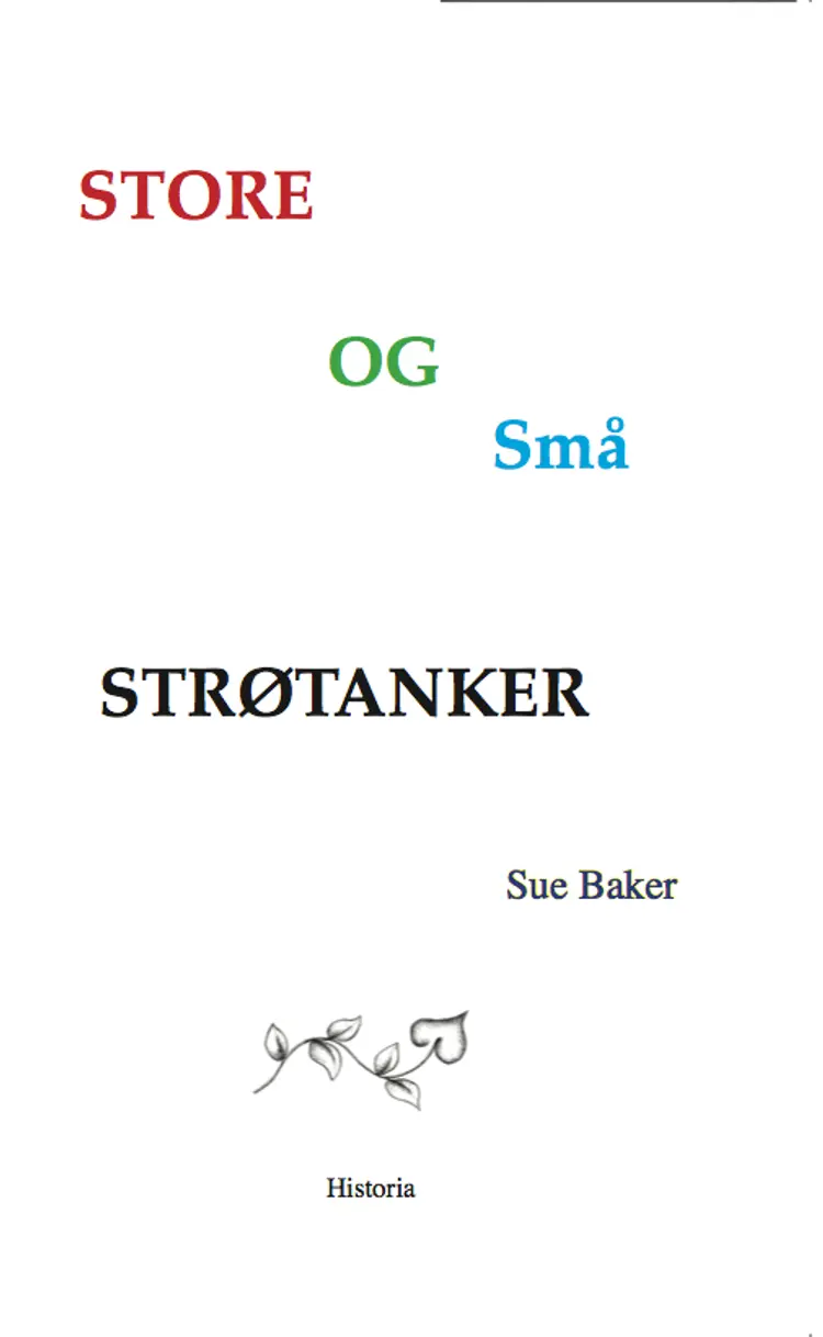Store og små strøtanker af Sue Baker