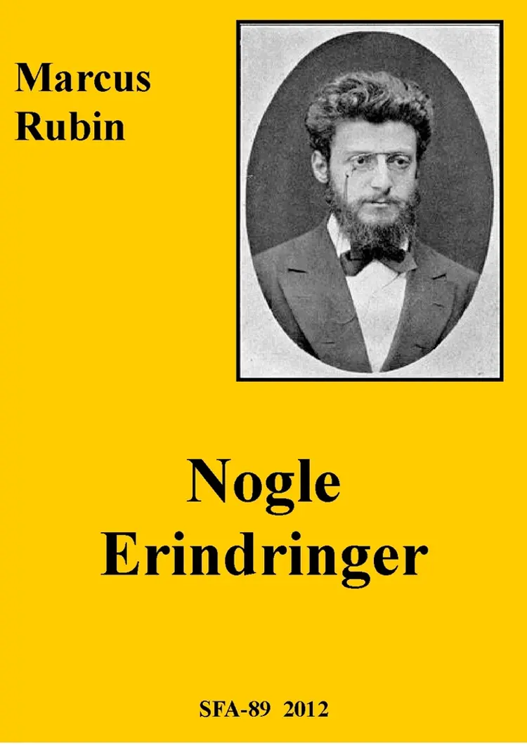Nogle erindringer af Marcus Rubin
