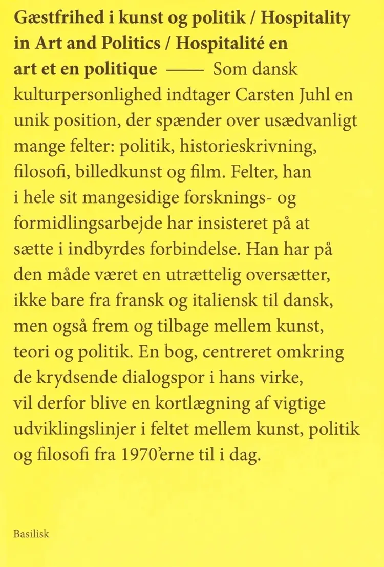 Gæstfrihed i kunst og politik af Else Marie Bukdahl