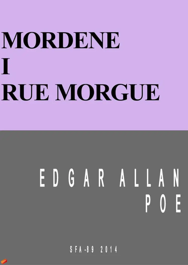 The Murders in Rue Morgue af Edgar Allan Poe