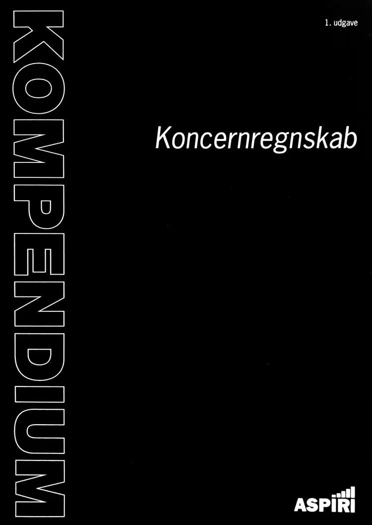 Kompendium - koncernregnskab af Allan Sort Dahl
