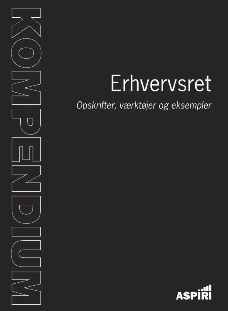 Aspiri kompendium i erhvervsret af Peter Wedel Ranch Krarup