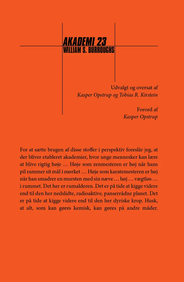 Akademi 23 af William S. Burroughs